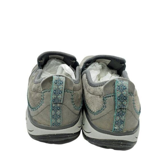 Chaco Womens Grandeur Kendry Gray Slip-On Shoes Size 7 Suede Upper Rugged READ - Picture 7 of 11